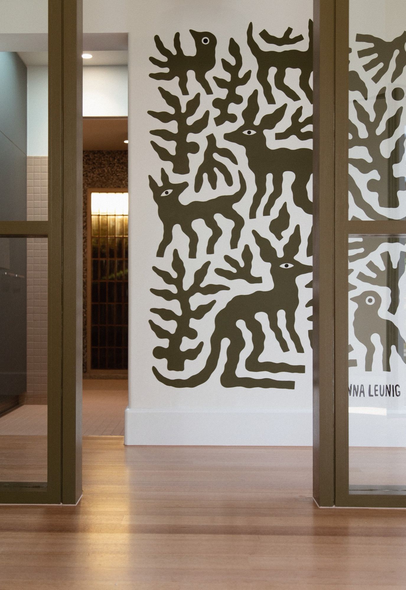 Artwork sliding panels